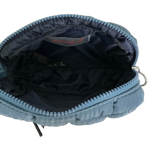 Free People Movement Skyline Blue Quilted Mini Case Wristlet - Picture 6 of 7